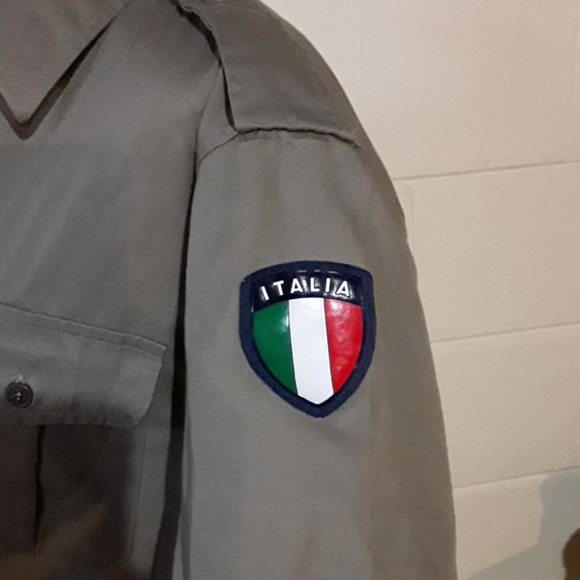 COPY - Vintage Italian uniform shirt sz Large - Picture 3 of 7